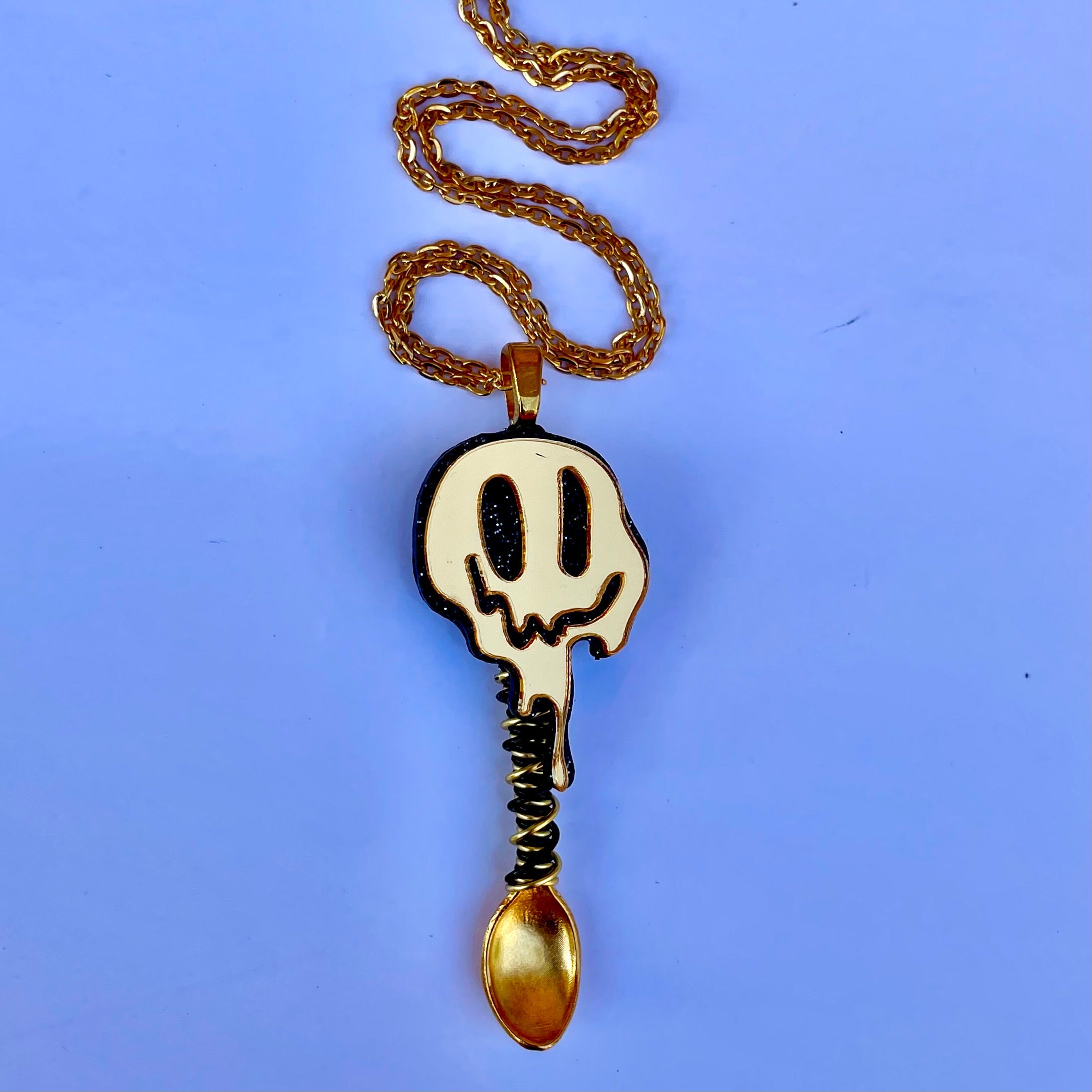 Stash Necklace With Spoon – Rave Fashion Goddess