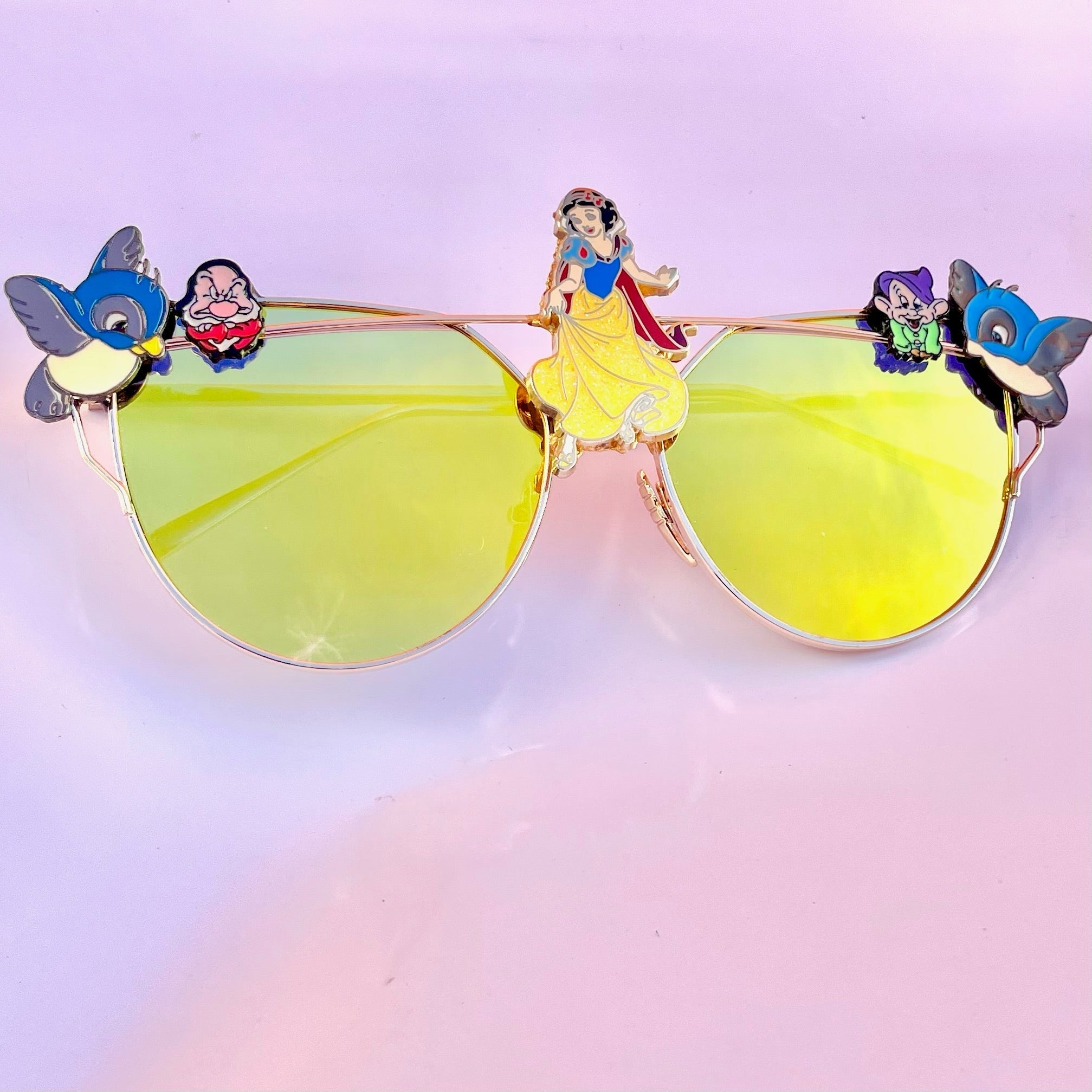 white moon pink sunglasses