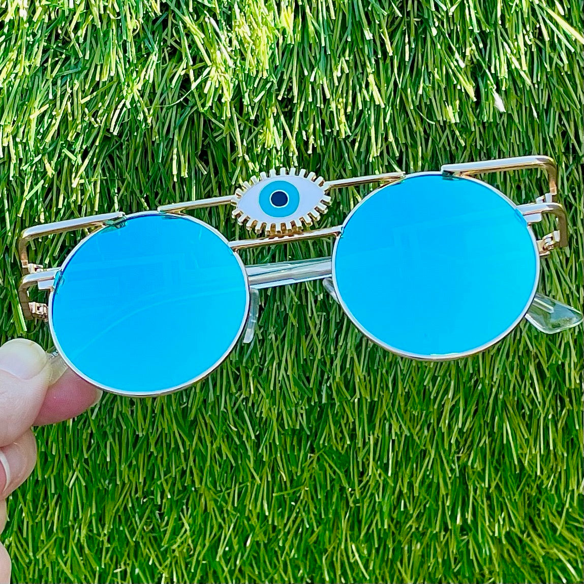 Hypnotic Evil Eye Party Glasses