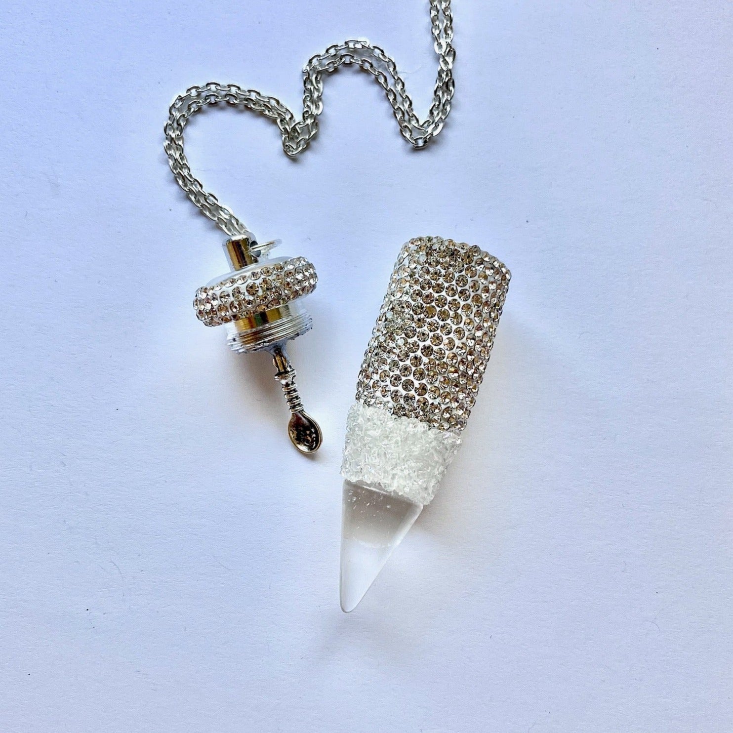 Snuff Vial with Spoon Pendant