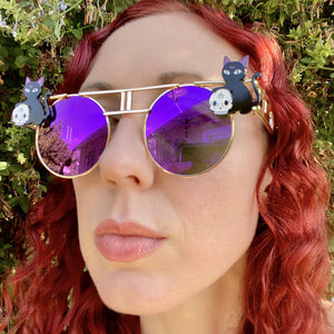 Goth Sunglasses-Rave Fashion Goddess